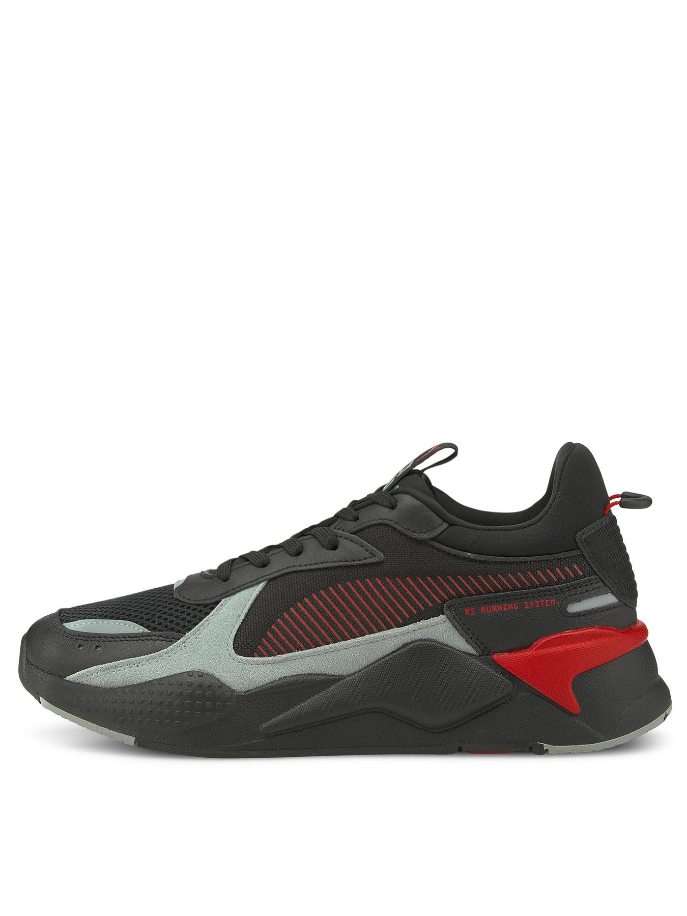 puma rs black red