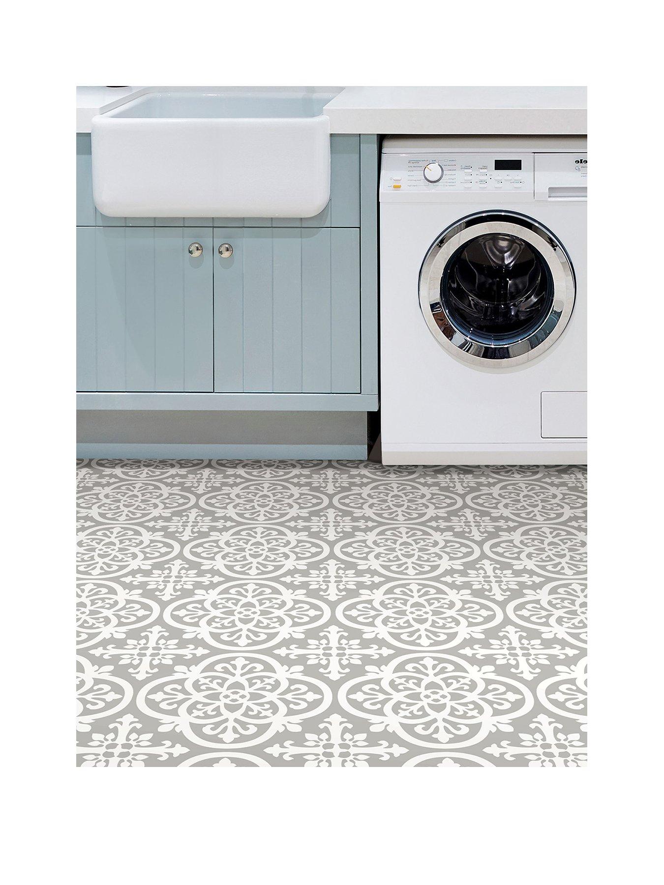 Product photograph of Floor Pops Medina Floor Pop - Peel And Stick Floor Tiles from very.co.uk