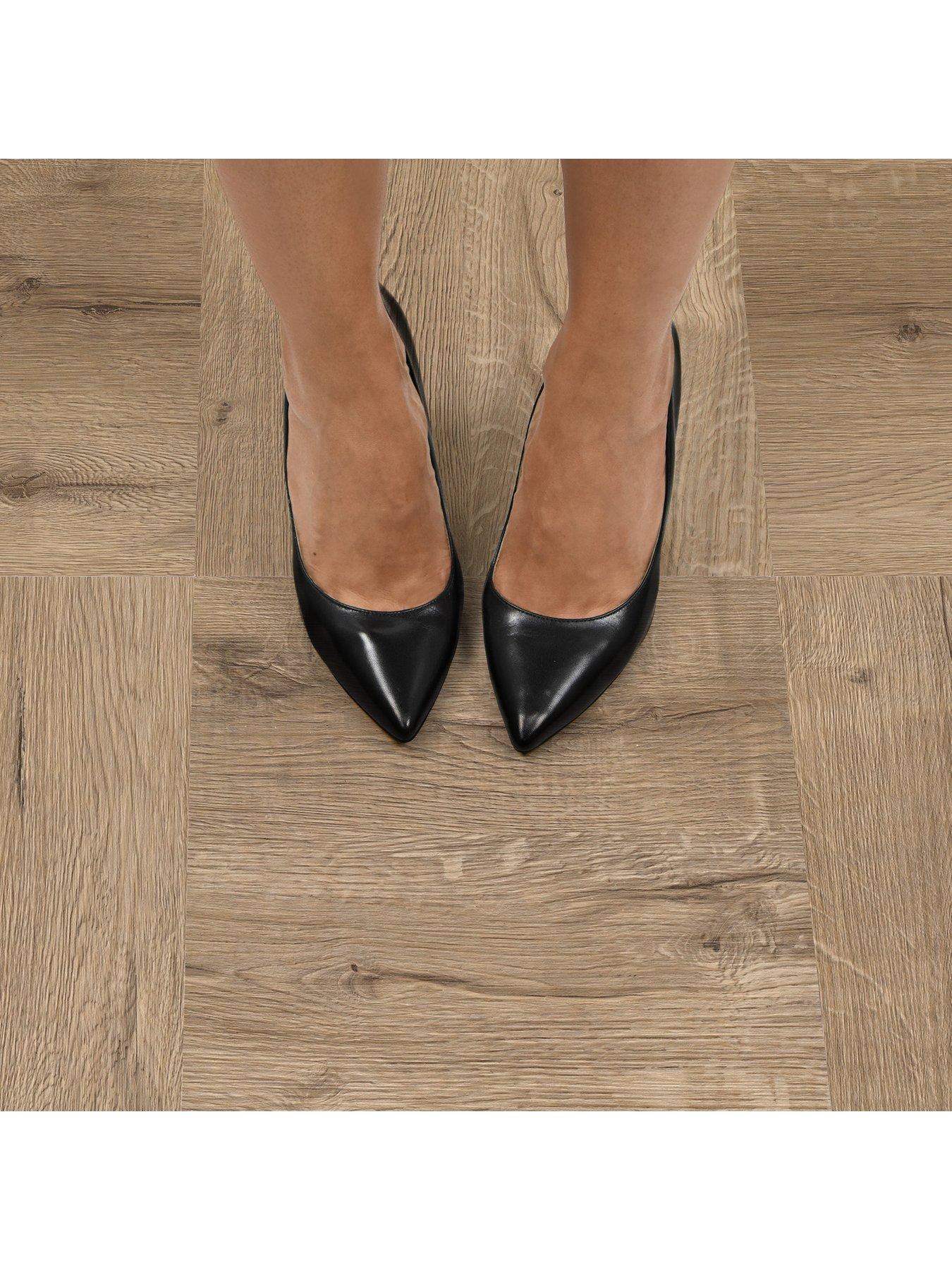 Image 2 of 6 of Floor Pops Pickling Floor Pop - Peel and Stick Floor Tiles