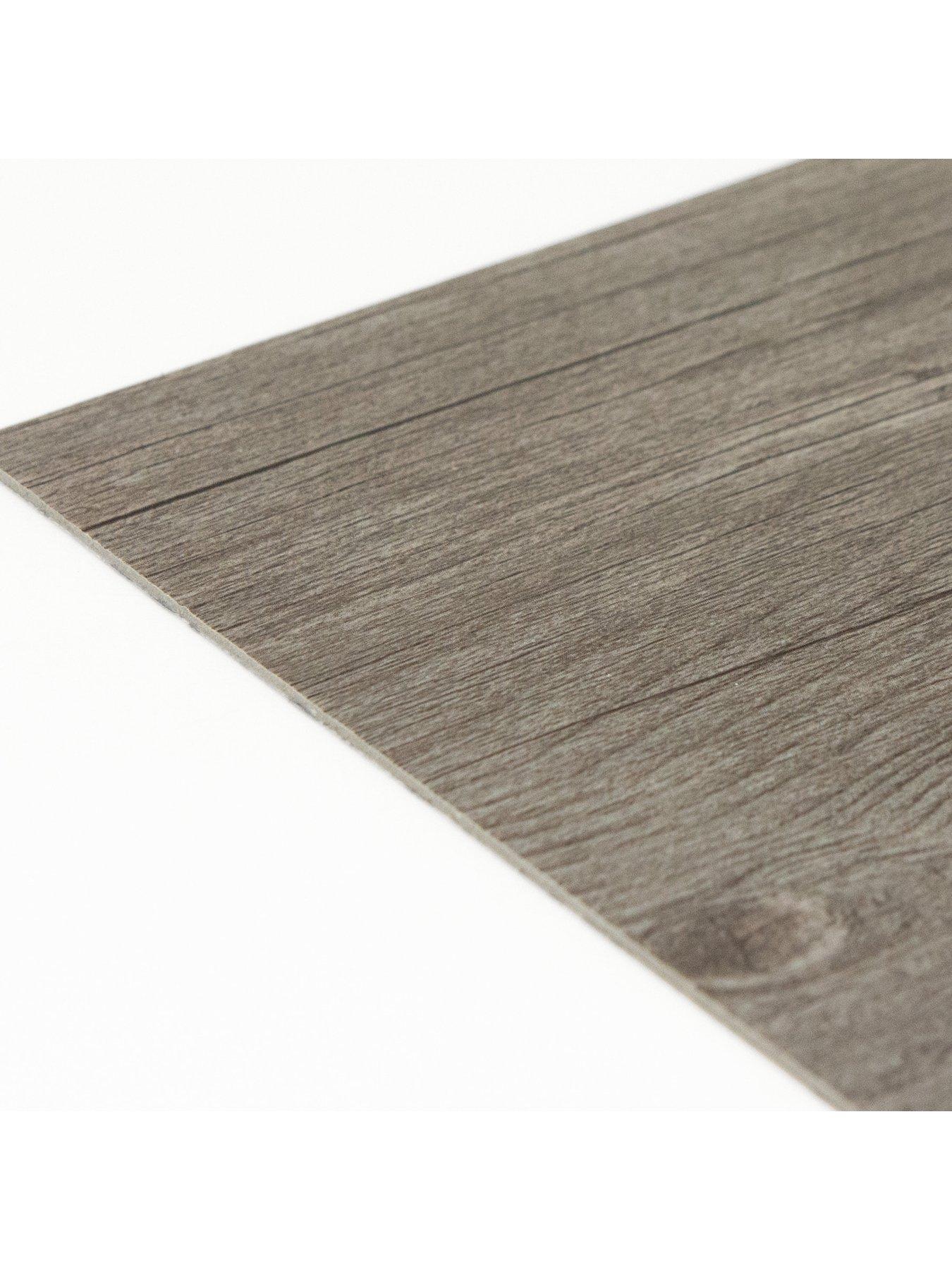 Image 6 of 6 of Floor Pops Pack of 10 Ashwood Peel &amp; Stick Floor Tiles