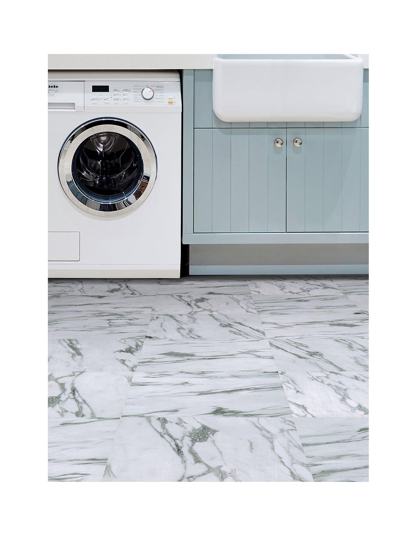 undefined Pack of 10 Opaline Peel  &  Stick Floor Tiles