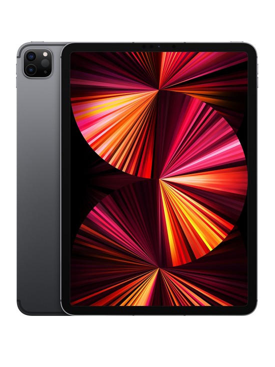 front image of apple-ipad-pro-m1nbsp2021-128gbnbspwi-fi-ampnbspcellular-11-inch-space-grey