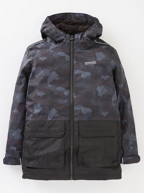 regatta-kids-salman-waterproof-insulated-jacket-black-camouflage