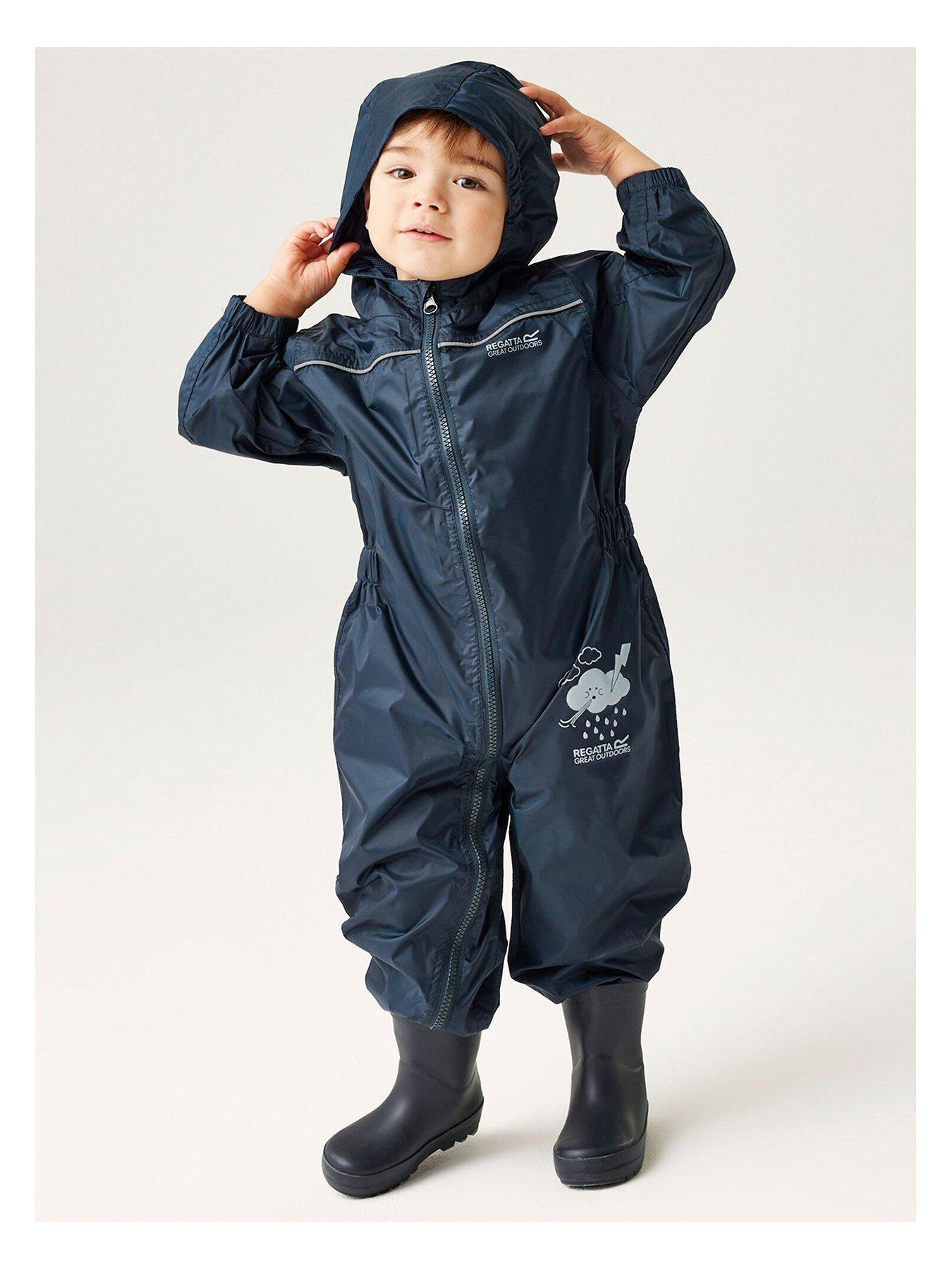 undefined Kids Puddle Iv Waterproof Oversuit - Navy