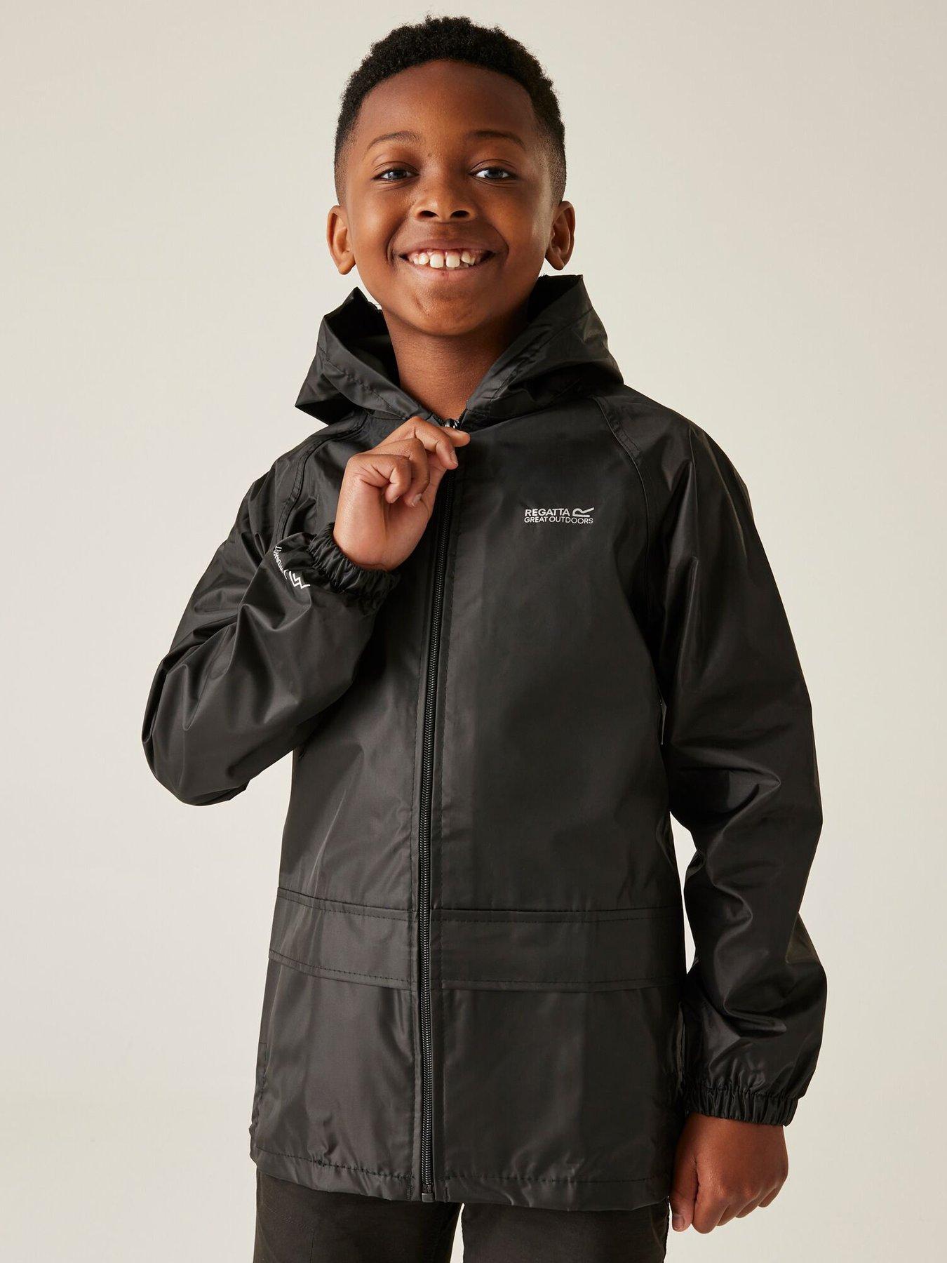 Regatta Kids Stormbreak Waterproof Jacket - Black