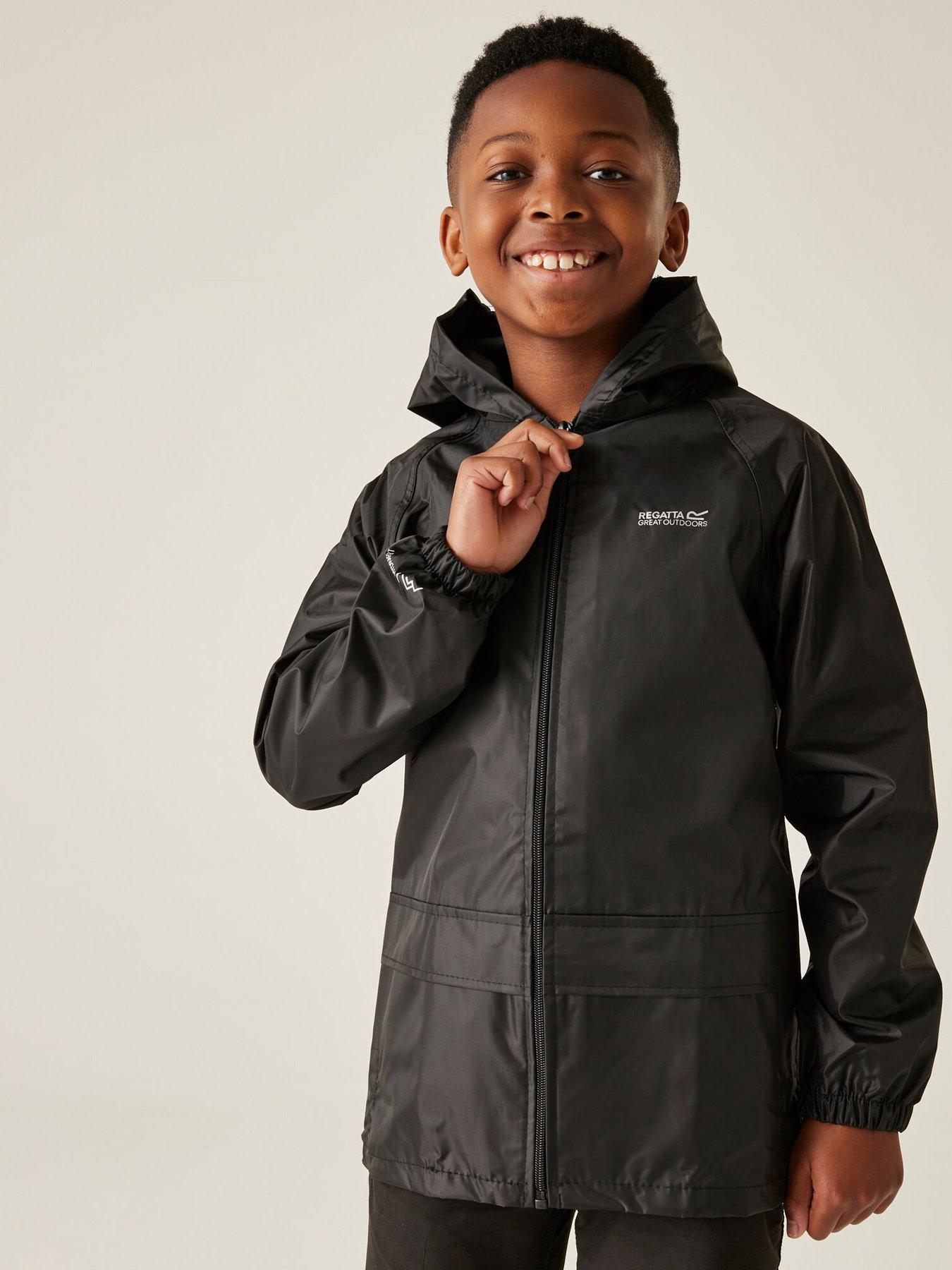 Regatta Kids Stormbreak Waterproof Jacket - Black