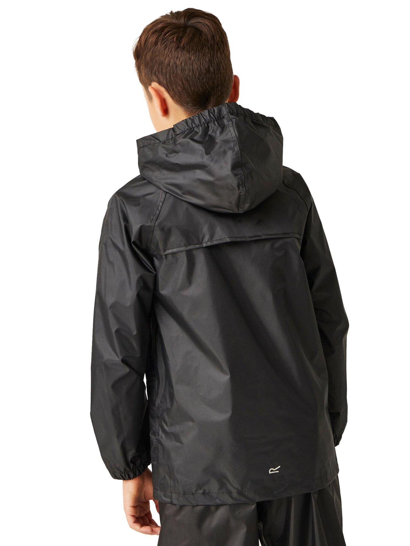 Image 2 of 5 of Regatta Kids Stormbreak Waterproof Jacket - Black