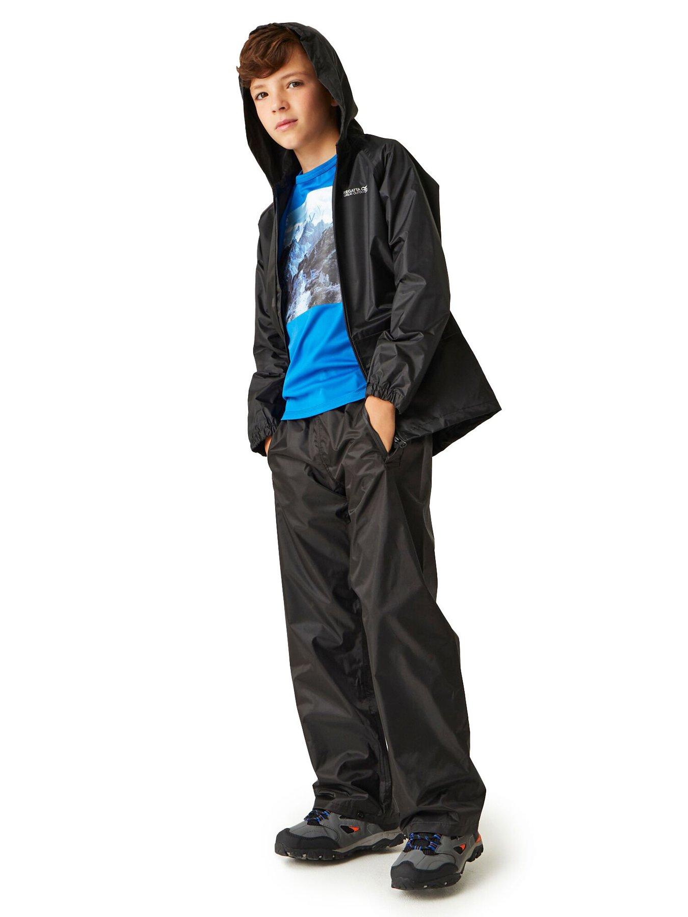 Image 3 of 5 of Regatta Kids Stormbreak Waterproof Jacket - Black