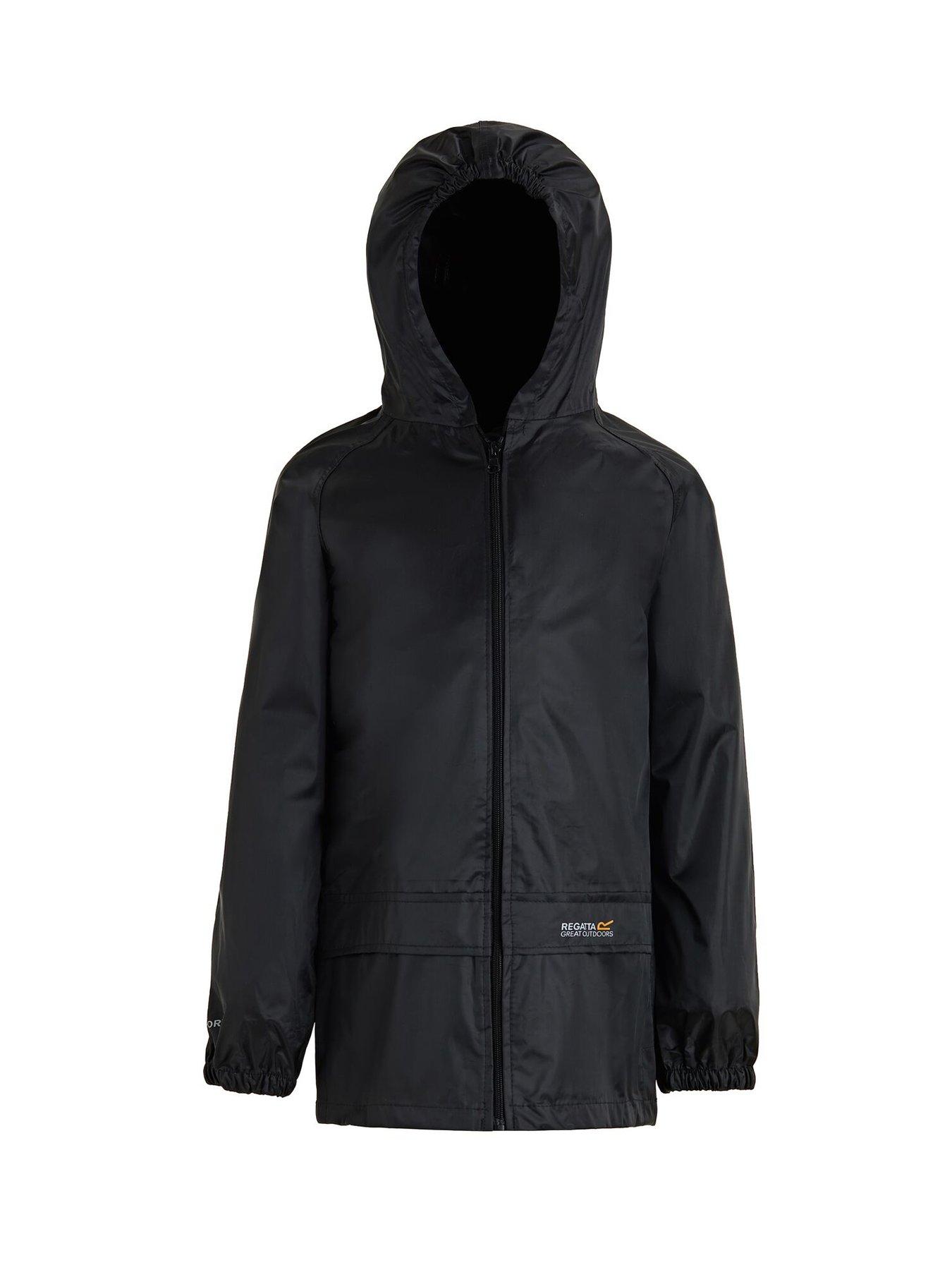 Image 6 of 7 of Regatta Kids Stormbreak Waterproof Jacket - Black