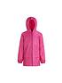  image of regatta-kids-stormbreak-waterproof-jacket-pink