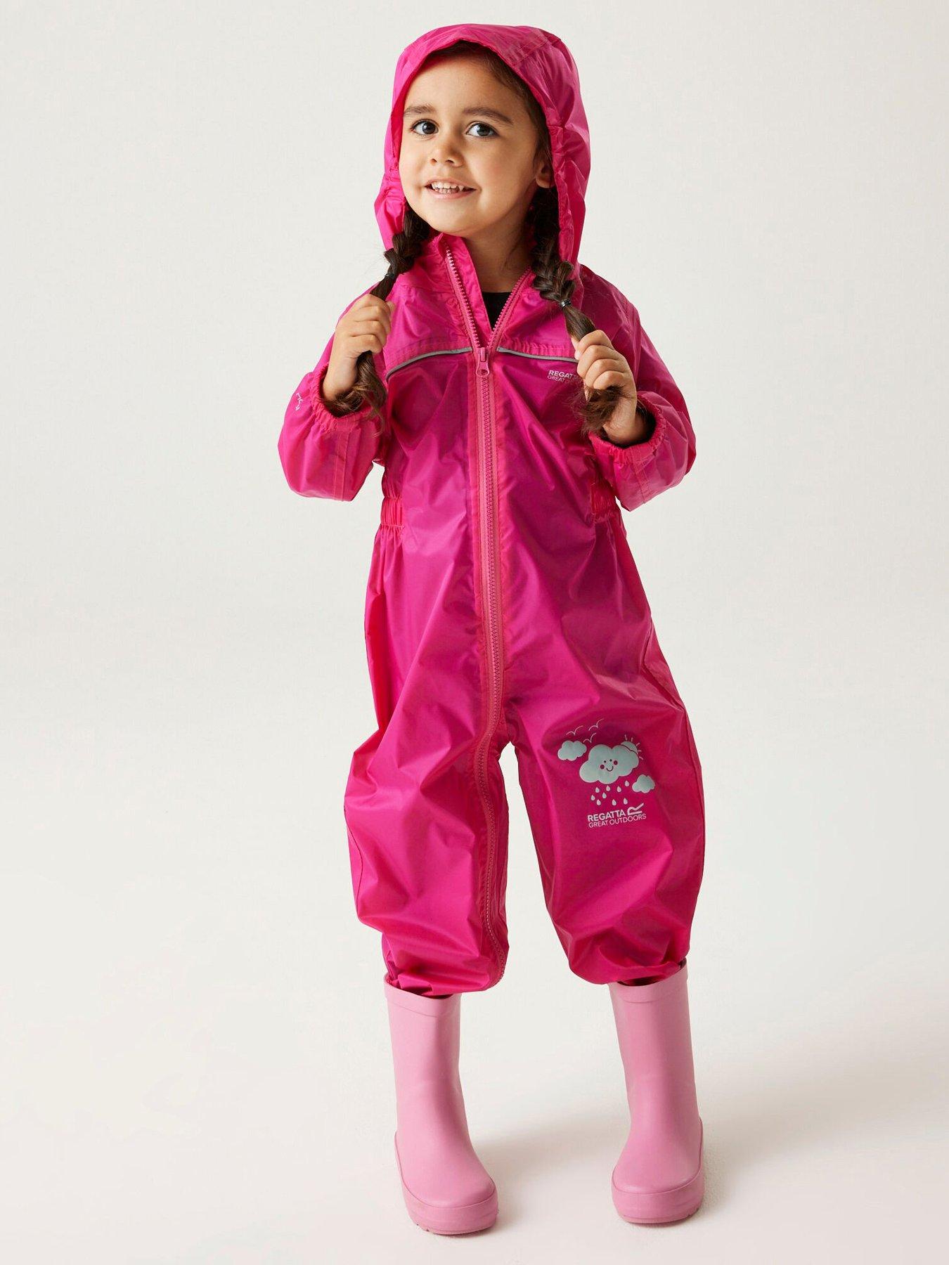 undefined Kids Puddle Iv Waterproof Oversuit - Pink