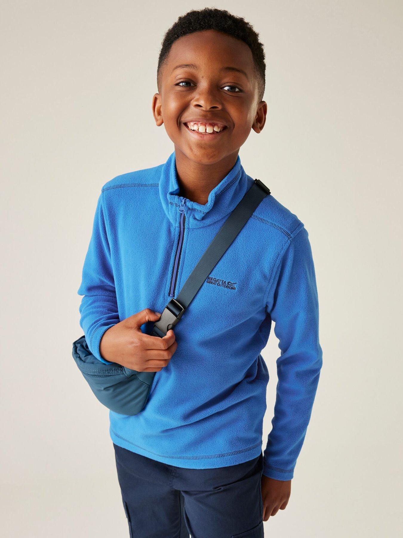 undefined Kids Hot Shot II 1/4 Zip Fleece - Blue