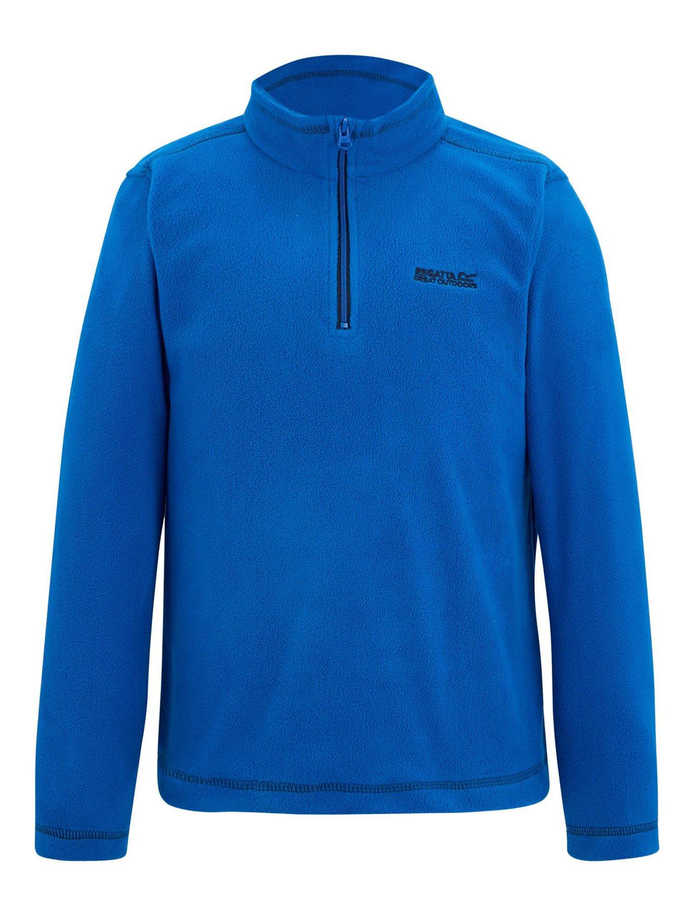 Image 5 of 6 of Regatta Kids Hot Shot II 1/4 Zip Fleece - Blue