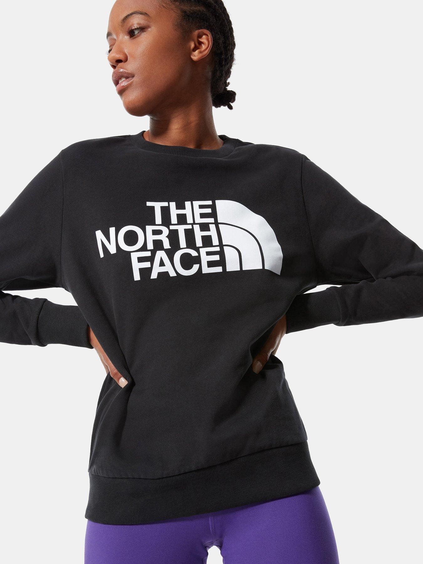 womens black north face hoodie