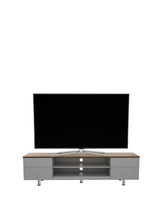 front image of avf-whitesands-brooke-1900-tv-stand-grey-fits-up-to-85-inch