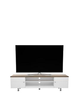 Product photograph of Avf Whitesands Brooke 1900 Tv Stand - White - Fits Up To 85 Inch from very.co.uk