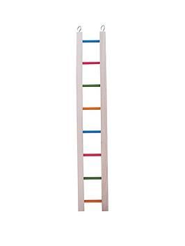 Product photograph of Happy Pet Wooden Ladder Multi Coloured 92cm from very.co.uk