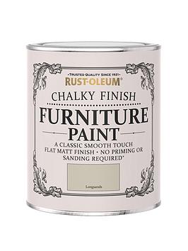 Product photograph of Rust-oleum Chalky Finish Furniture Paint Ndash Longsands 750 Ml from very.co.uk