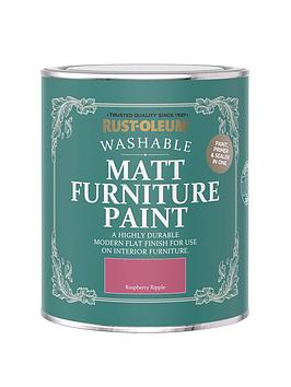 Product photograph of Rust-oleum Matt Finish 750 Ml Furniture Paint Ndash Raspberry Ripple from very.co.uk