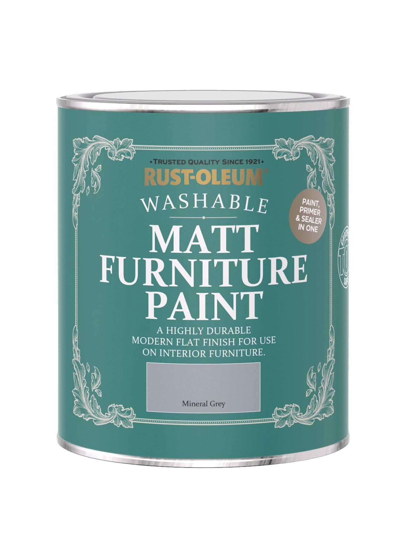 Rust-Oleum Matt Finish 750 ml Furniture Paint – Mineral Grey