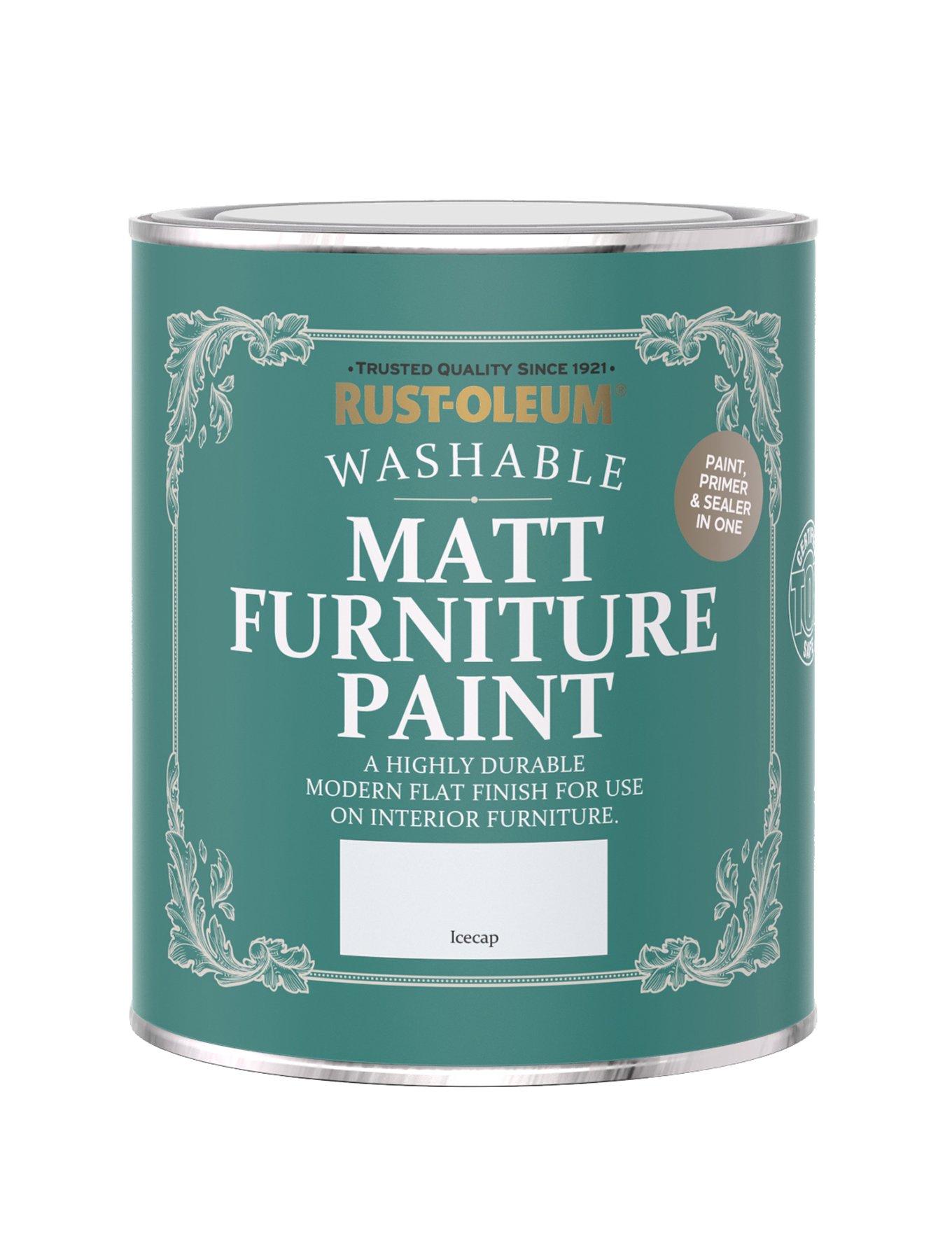 undefined Matt Furniture Paint Icecap 750ml
