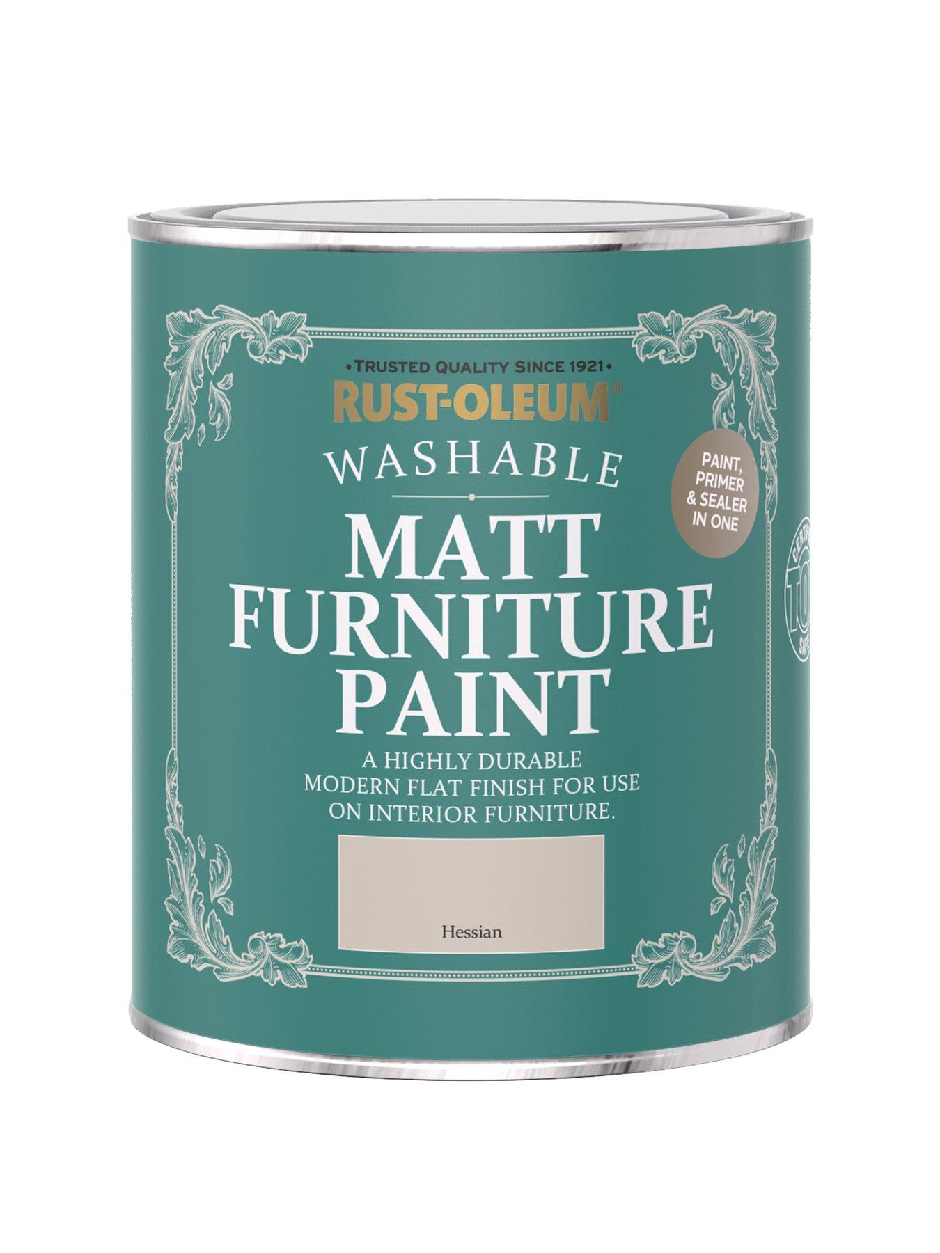 Product photograph of Rust-oleum Matt Finish 750 Ml Furniture Paint Ndash Hessian from very.co.uk