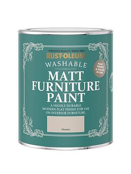 Product photograph of Rust-oleum Matt Finish 750 Ml Furniture Paint Ndash Hessian from very.co.uk