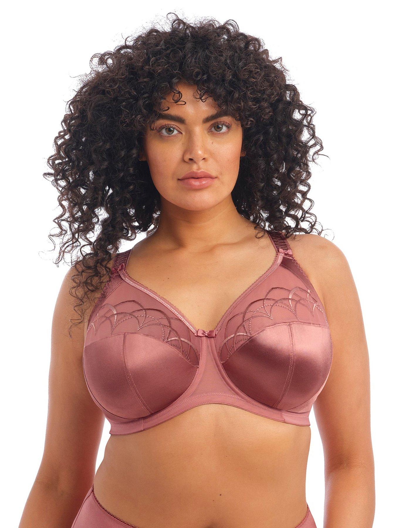 undefined Cate Underwired Support Bra - Rosewood