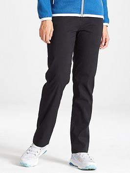 craghoppers kiwi pro ii trouser short length - black