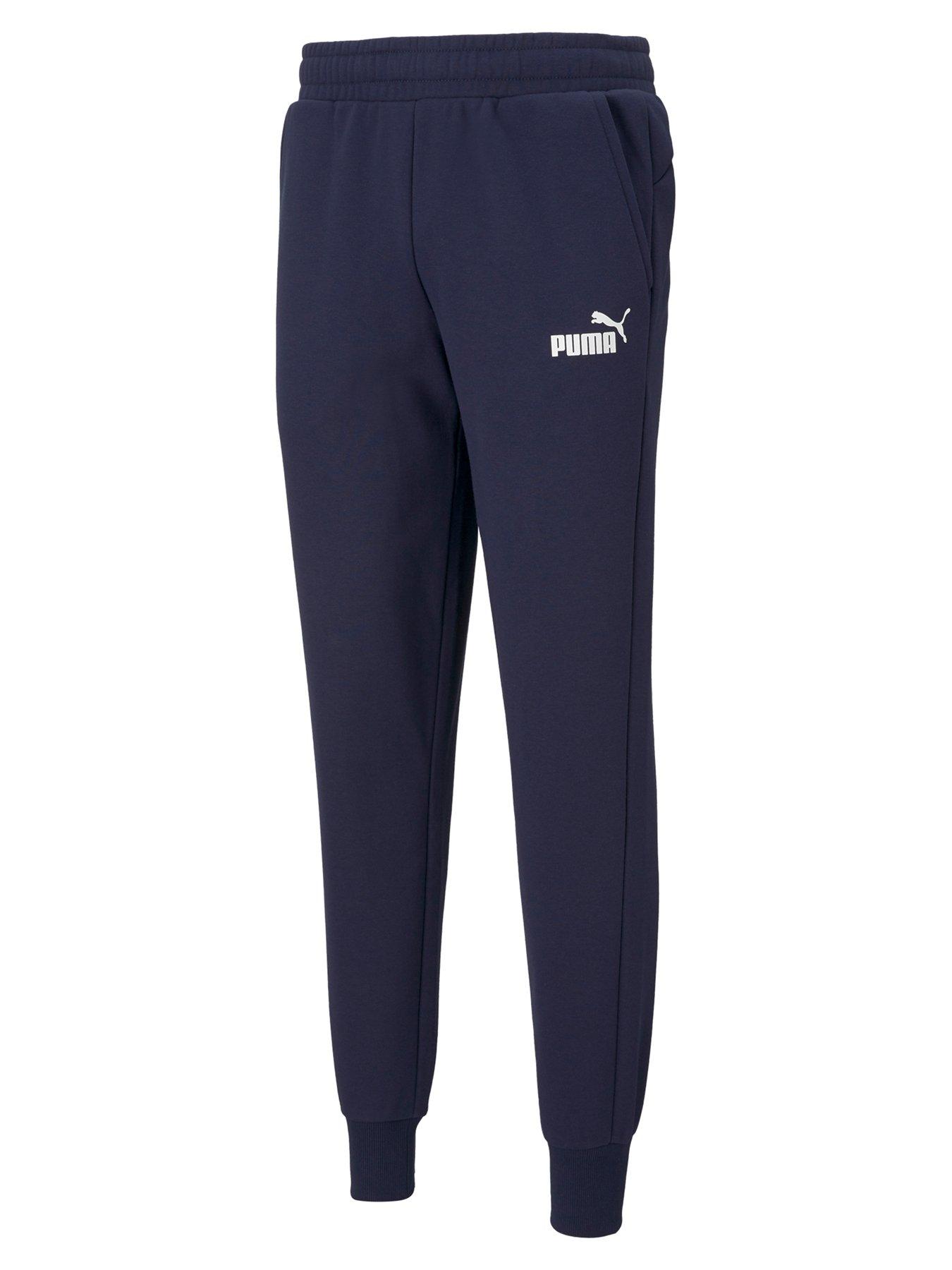 Puma Plus Size Essential Logo Joggers - Navy, Navy, Size 2Xl, Men