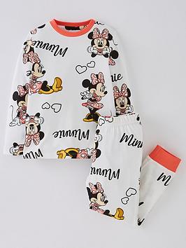minnie-mouse-girls-minnie-mouse-all-over-print-pyjamas-beige