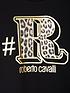 roberto-cavalli-r-leopard-logo-longline-t-shirt-blackgoldoutfit