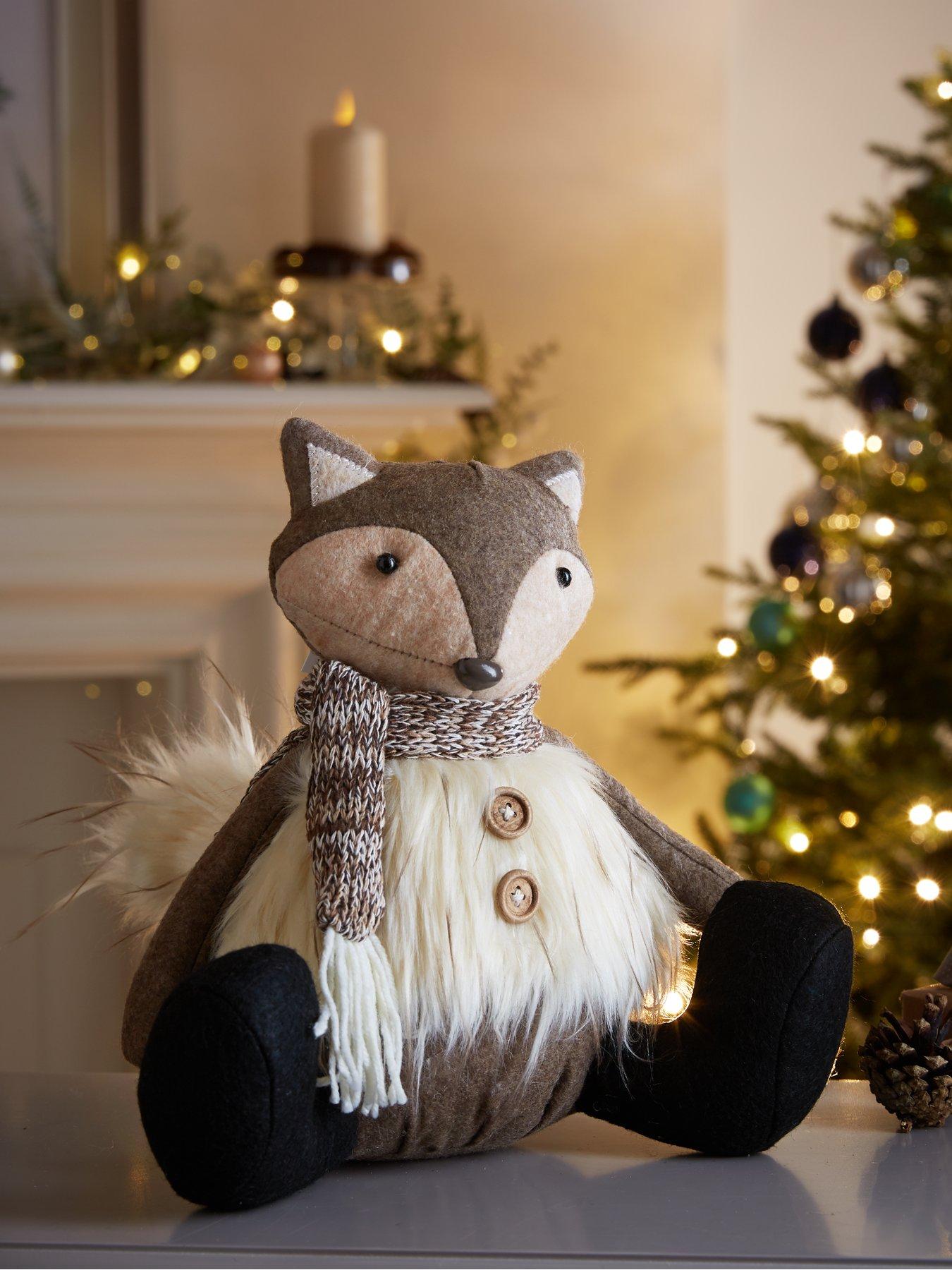 heaven-sends-sitting-fox-in-furry-jumper-christmas-decoration