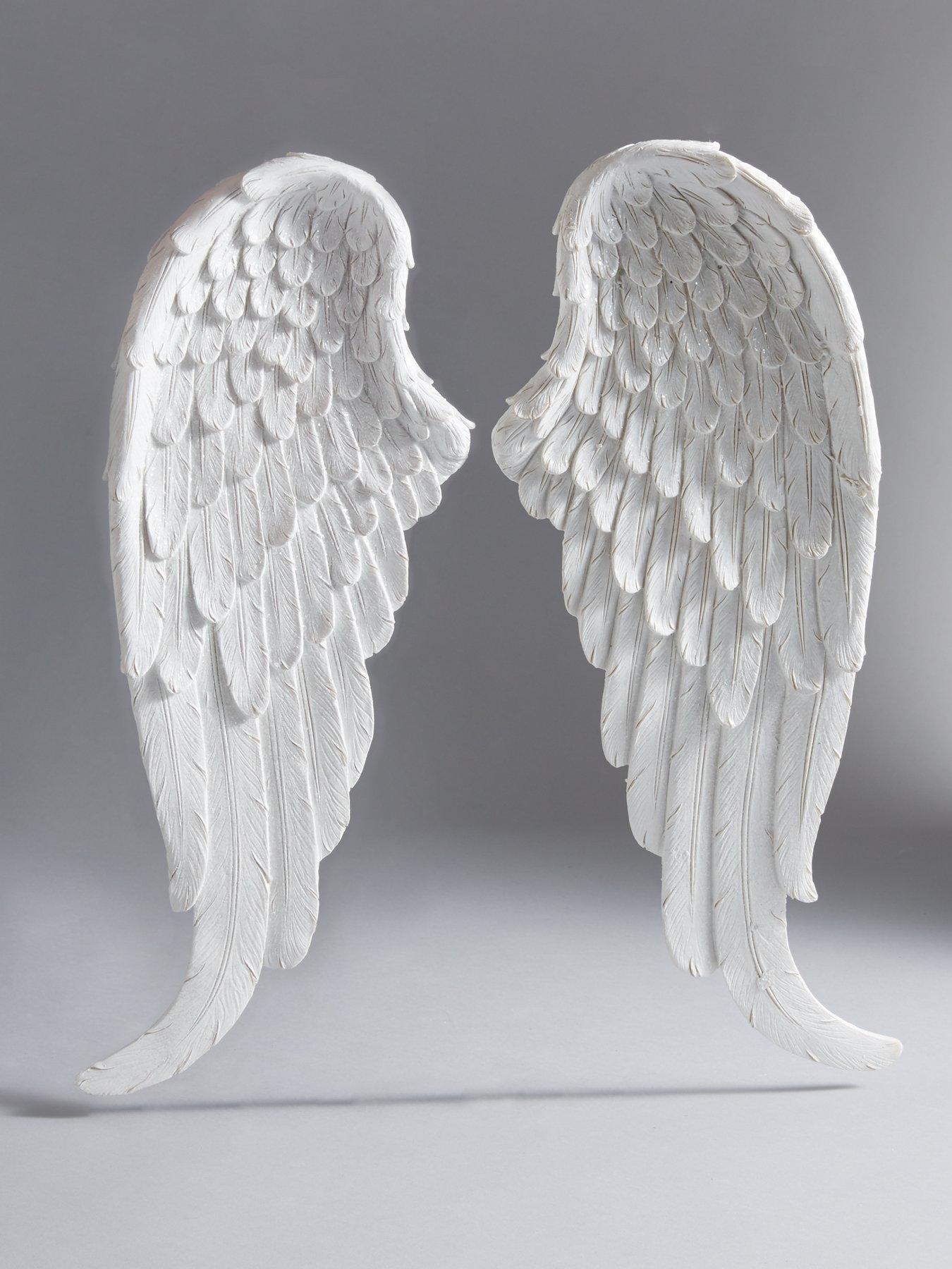Vector Realistic Angel Wings Isolated On Transparent Background Stock