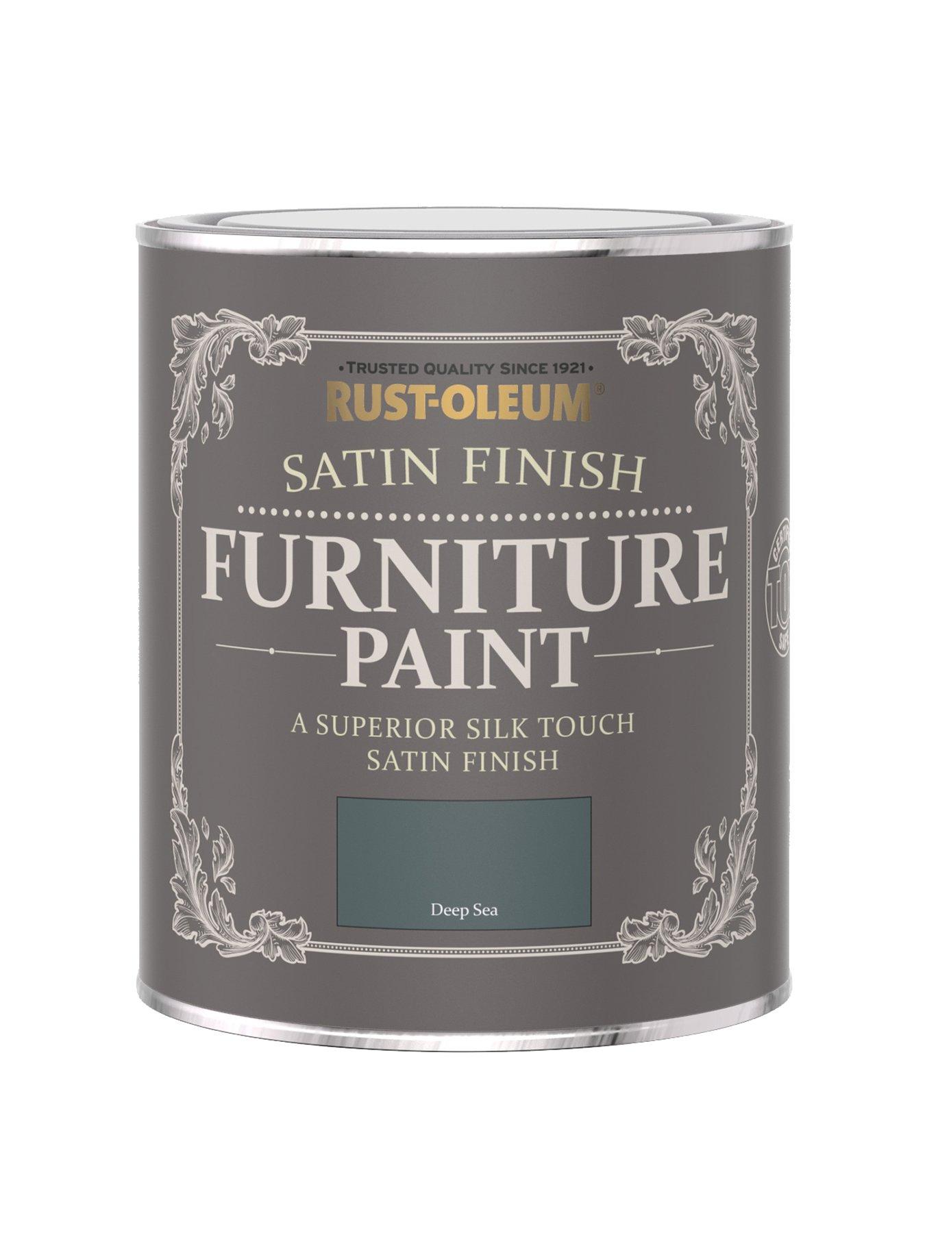 undefined Satin Furniture Paint Deep Sea 750ml