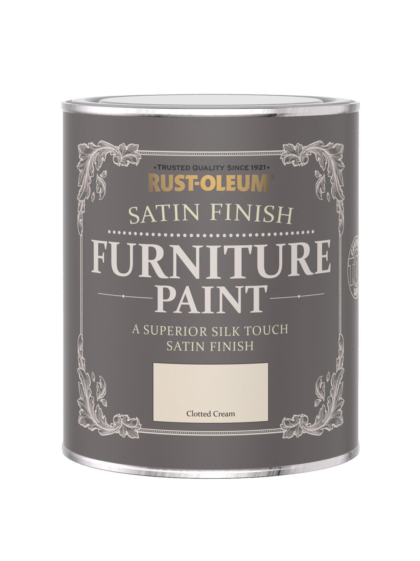 Rust-Oleum Satin Finish 750 ml Furniture Paint – Clotted Cream