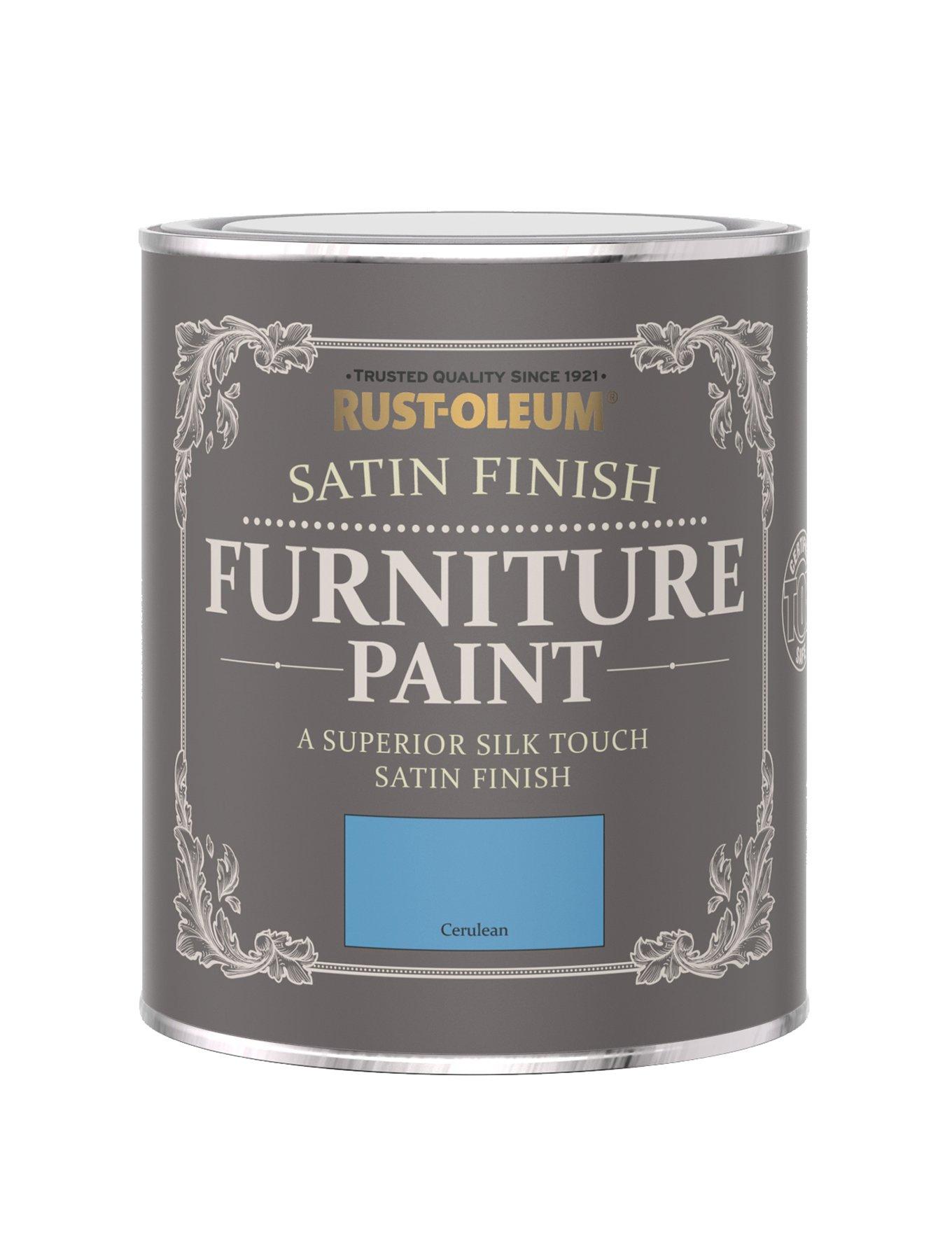  Satin Furniture Paint Cerulean - Blue