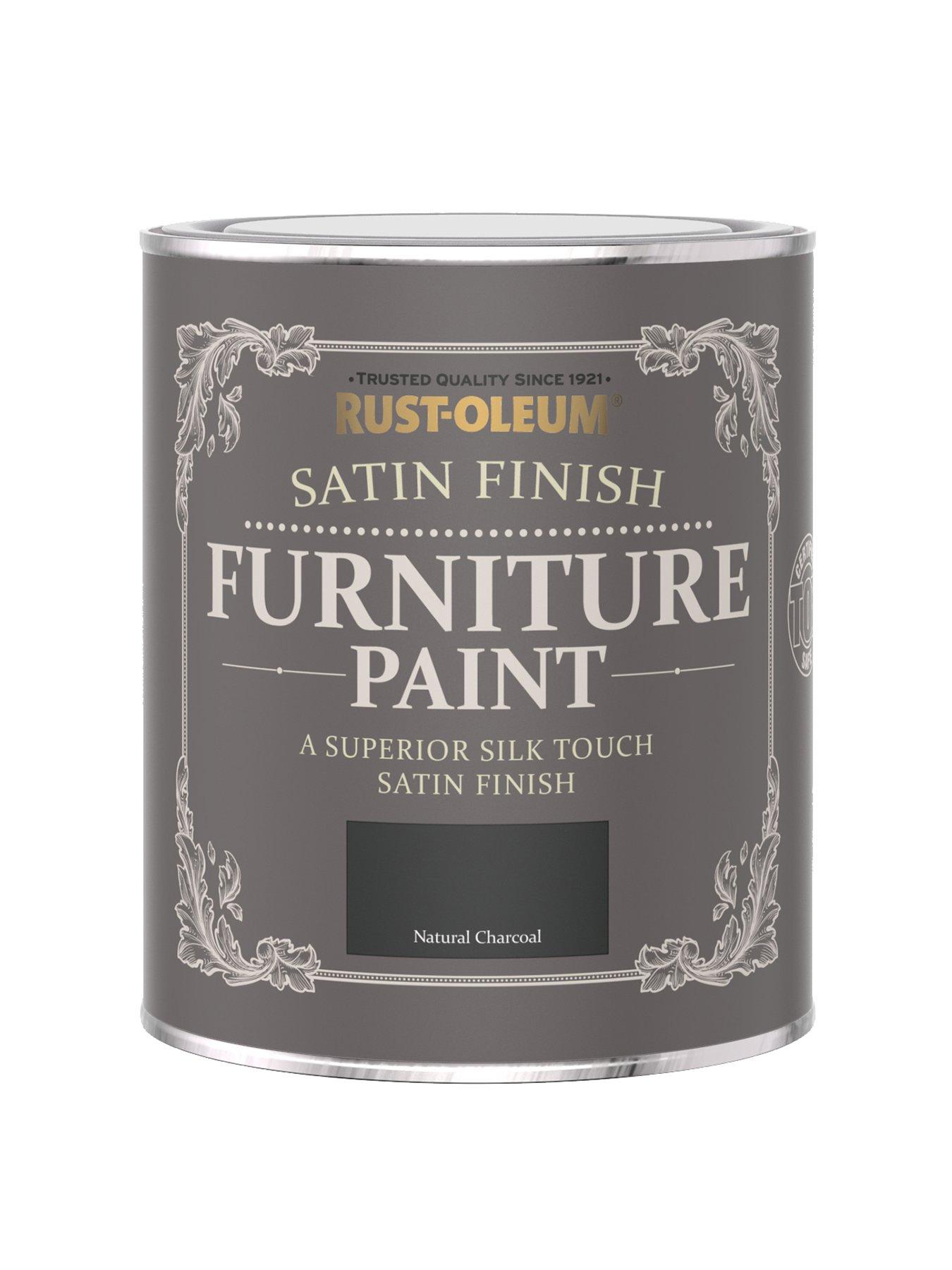 RustOleum Satin Furniture Paint Natural Charcoal 750ml very.co.uk