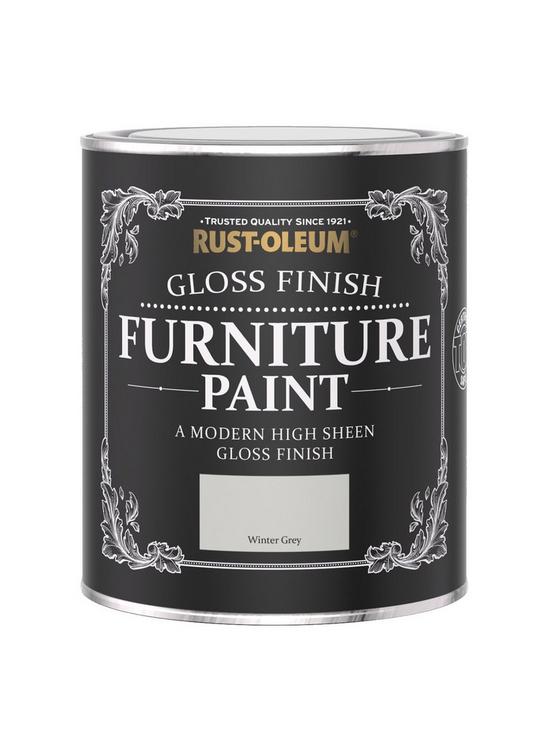front image of rust-oleum-gloss-furniture-paint-winter-grey-750ml