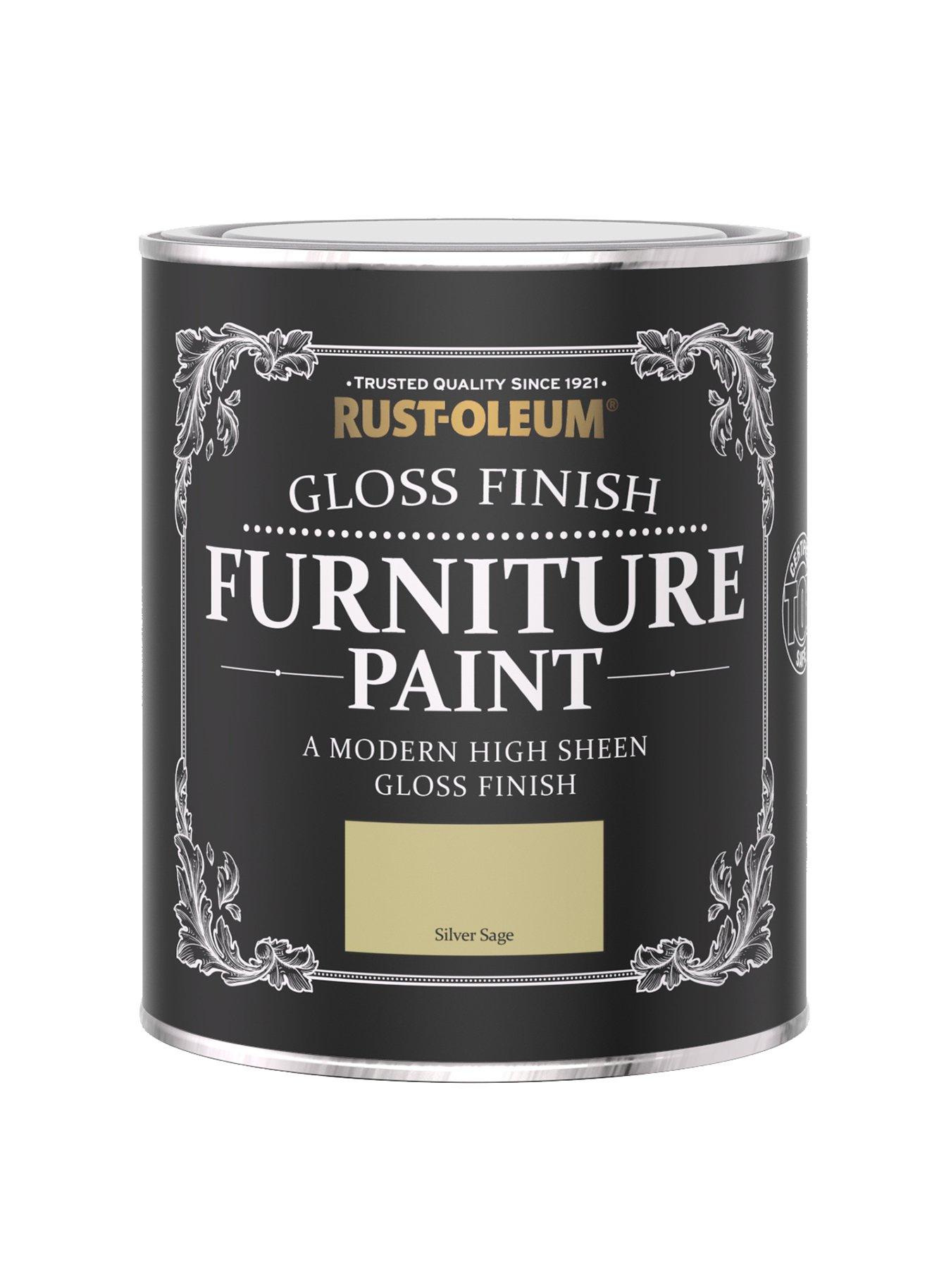 Rust-Oleum Gloss Finish 750 ml Furniture Paint – Silver Sage | very.co.uk