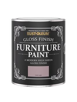 Product photograph of Rust-oleum Gloss Furniture Paint Little Light 750ml from very.co.uk