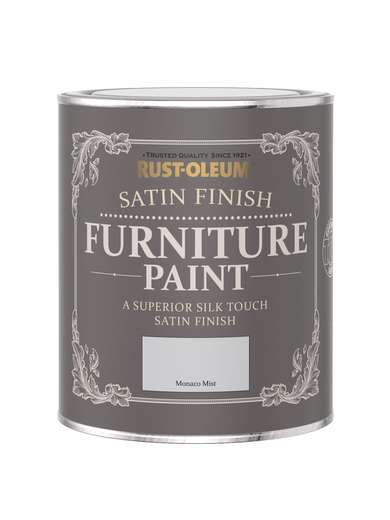 Product photograph of Rust-oleum Satin Finish Furniture Paint In Monaco Mist Ndash 750 Ml Tin from very.co.uk