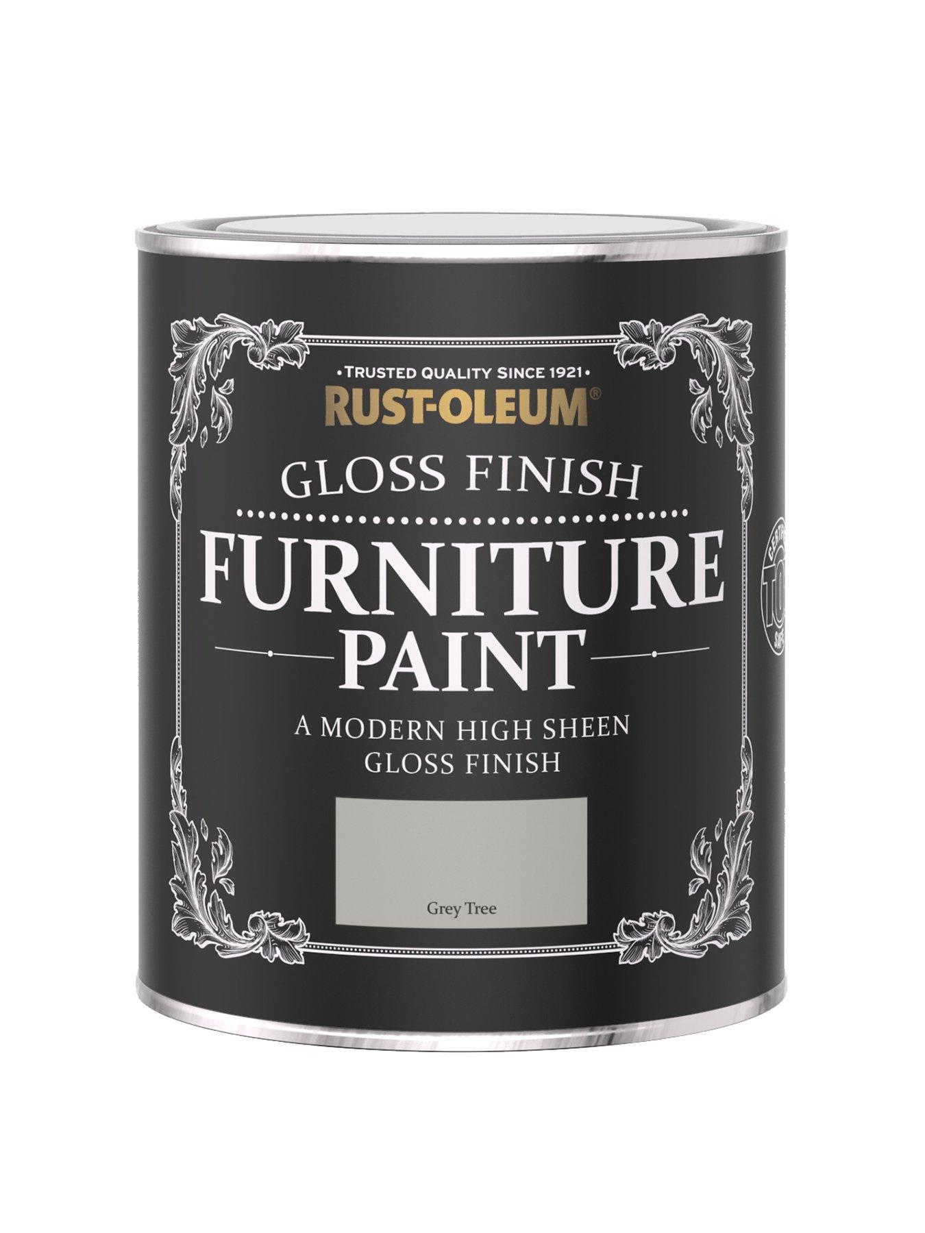 Product photograph of Rust-oleum Gloss Finish 750 Ml Furniture Paint Ndash Grey Tree from very.co.uk