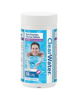 Product photograph of Clearwater 1kg - 20g Multi Tabs from very.co.uk