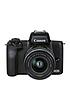  image of canon-eos-m50-mark-ii-csc-camera-with-ef-m15-45mm-lens-kit-black