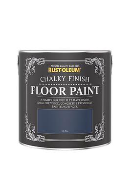 Rust-Oleum Chalky Floor Paint Ink Blue 2.5L