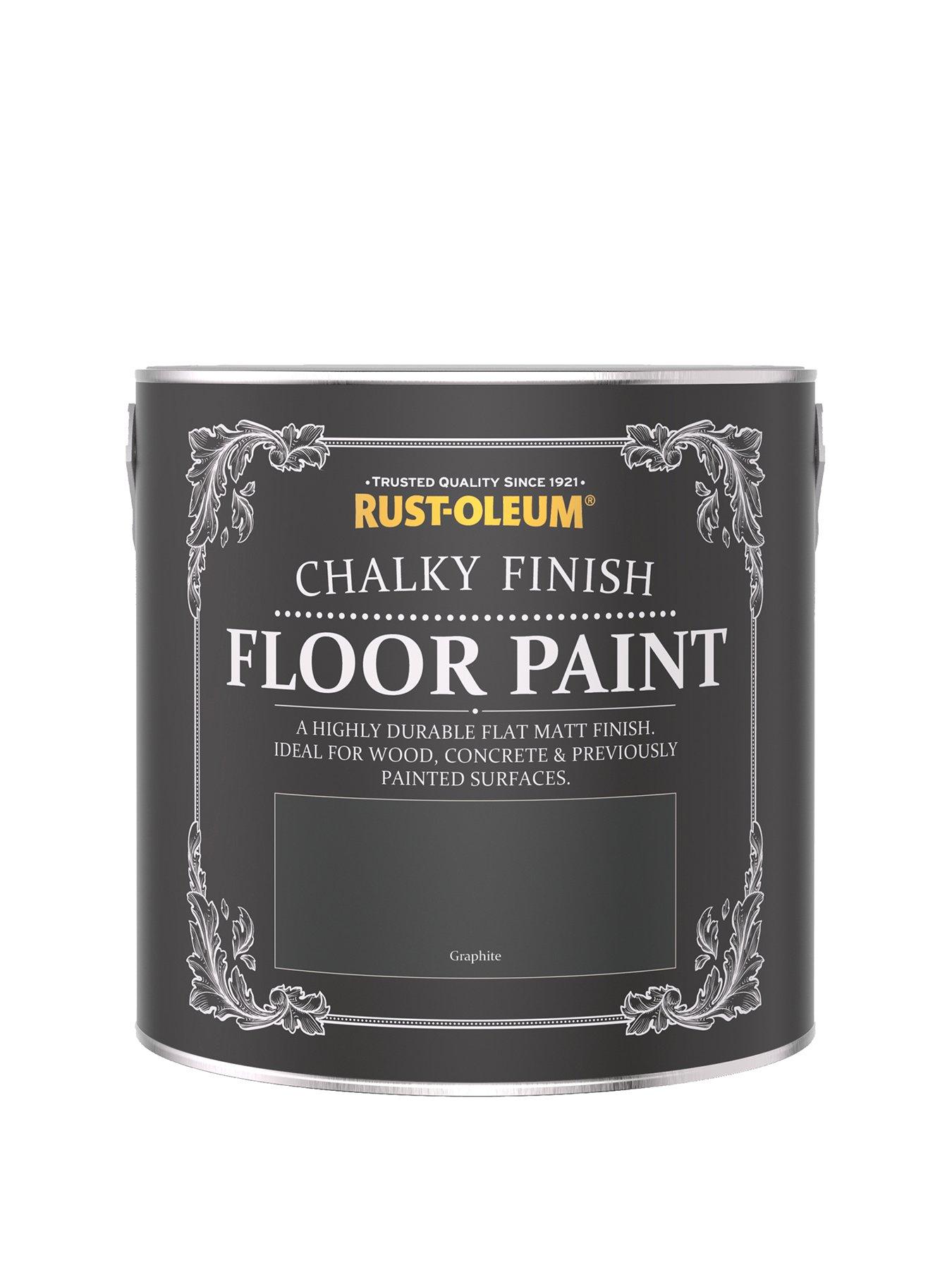 Rust-Oleum Chalky Floor Paint Graphite 2.5l