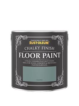 Rust-Oleum Chalky Floor Paint Coastal Blue 2.5L