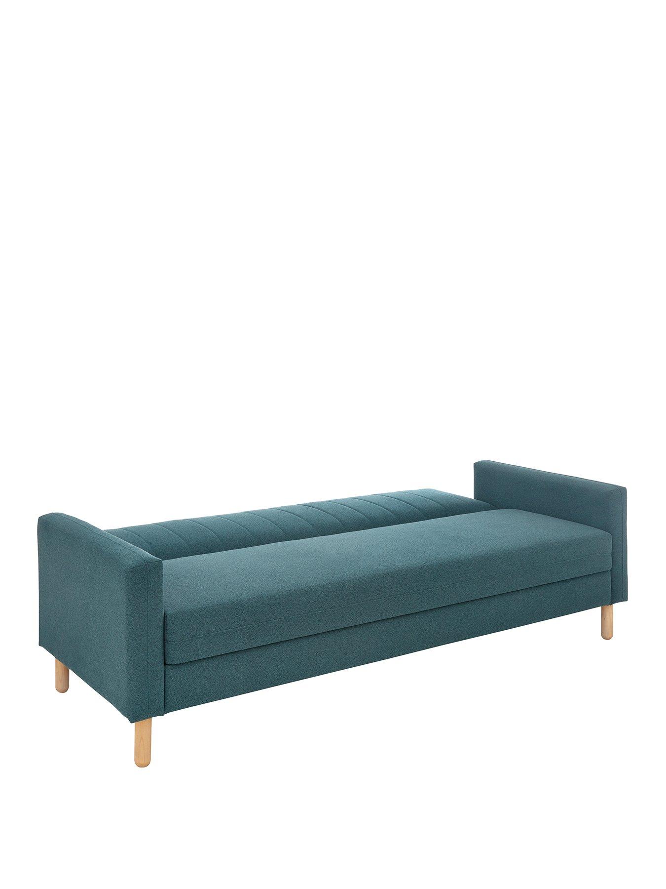 Very Home Oakley Fabric Sofa Bed with Storage Very.co.uk