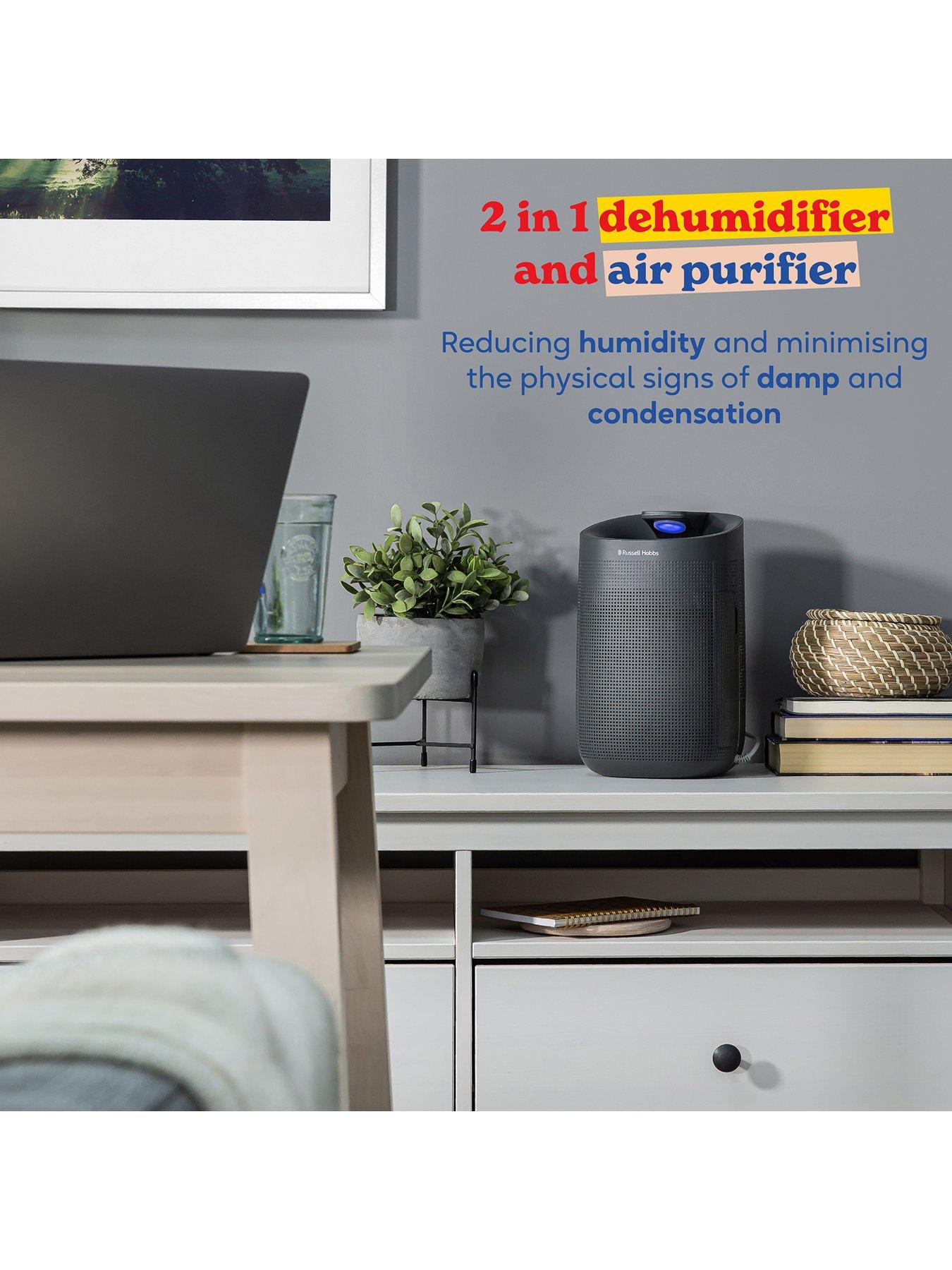 Image 4 of 7 of Russell Hobbs Compact Dehumidifier and Air Purifier